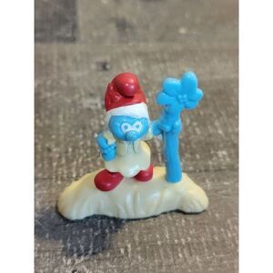 McDonald's payout 2017 Smurf Smurfette girl flower toy‎ figure